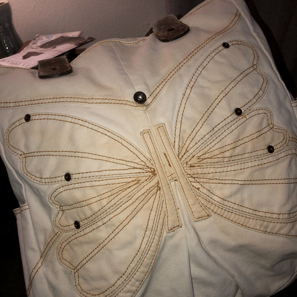 Gap Brand Butterfly Canvas Bag
